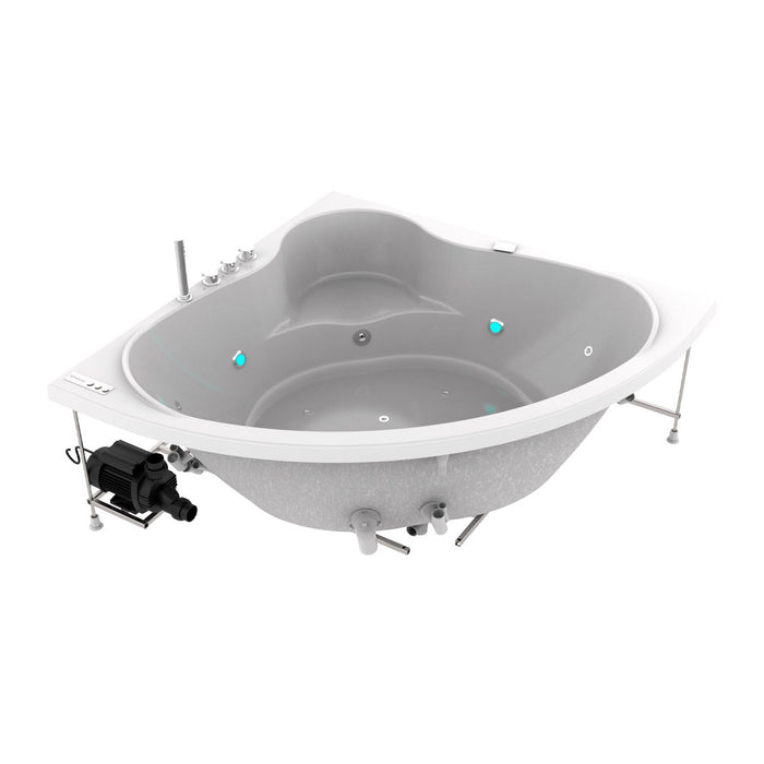 Hidromasaje portátil Tahiti Plus 152X152 cm  con terapias