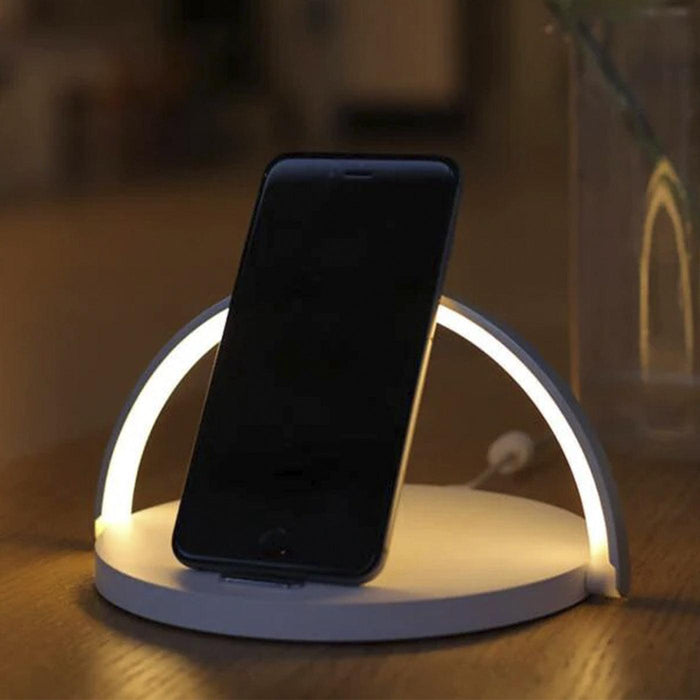 Lámpara de Mesa Led Moon, Blanco