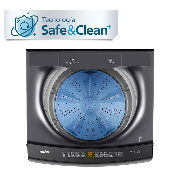 Lavadora Automática Direct Drive Propela 18 Kg Diamond Gray