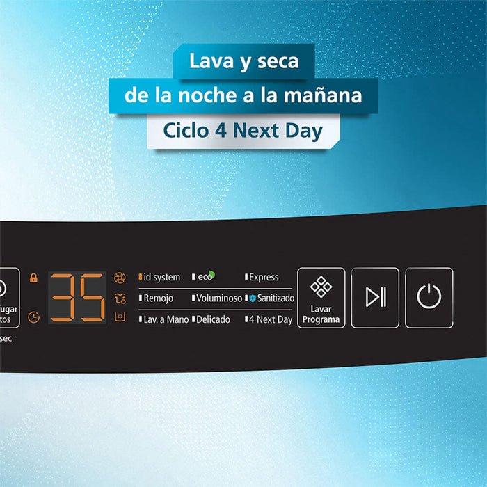 Lavadora Automática Propela 9 Kg Diamond Gray