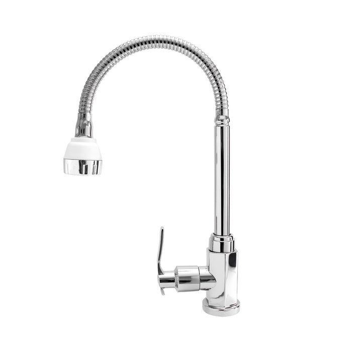 Llave flexible sencilla para mesón marca Boccherini PTE