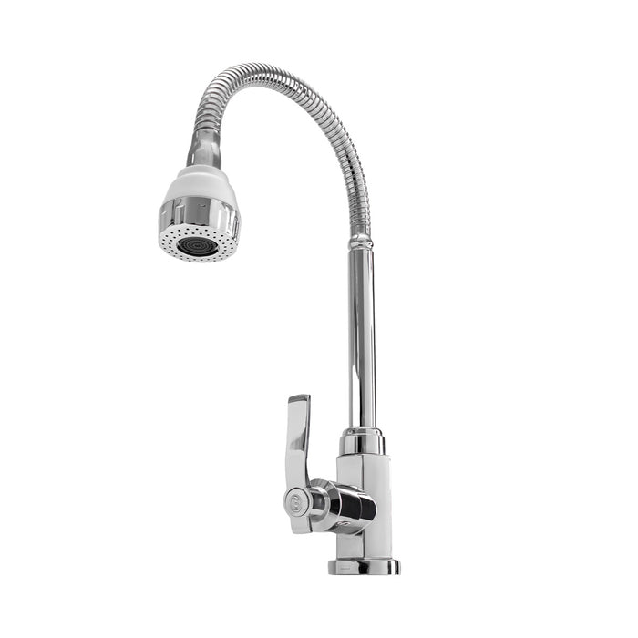 Llave flexible sencilla para mesón marca Boccherini PTE