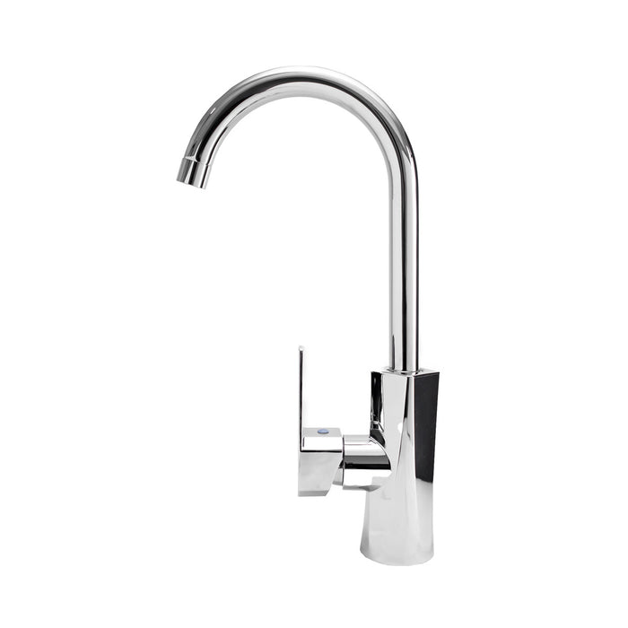 Llave Mezclador para lavaplatos  cuello giratorio cromado marca Boccherini