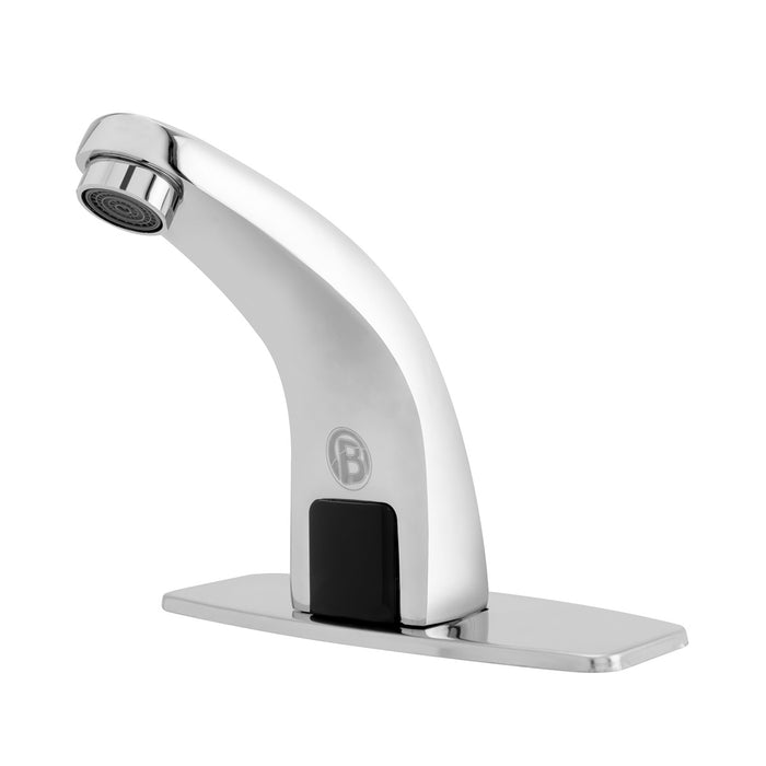 Llave para lavamanos con sensor cuello semi curvo marca Boccherini