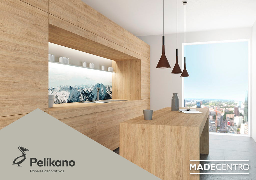 Fondo aglomerado melamina rovere estándar pelikano - Madecentro