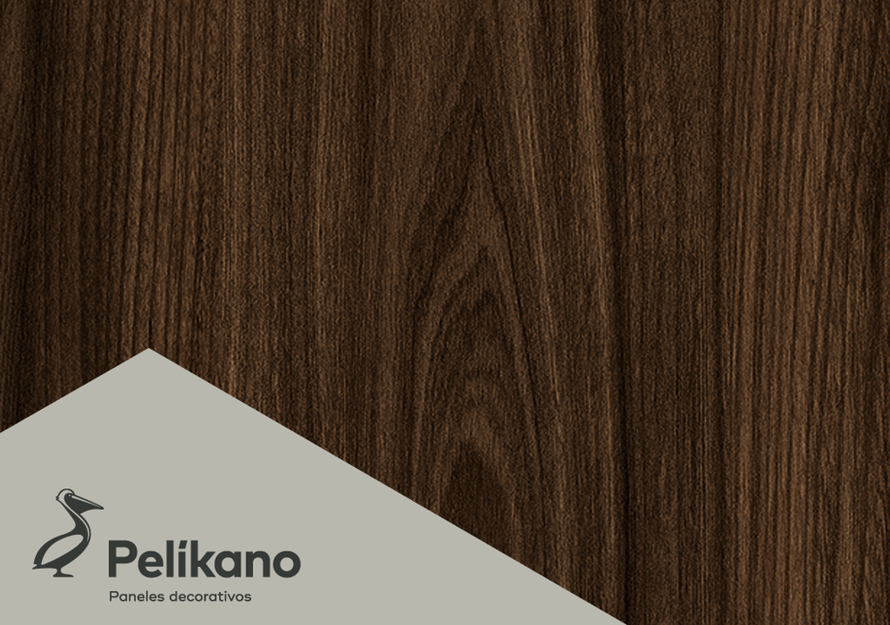 Tablero aglomerado melamina Nogal Europeo RH Pelíkano 36 mm