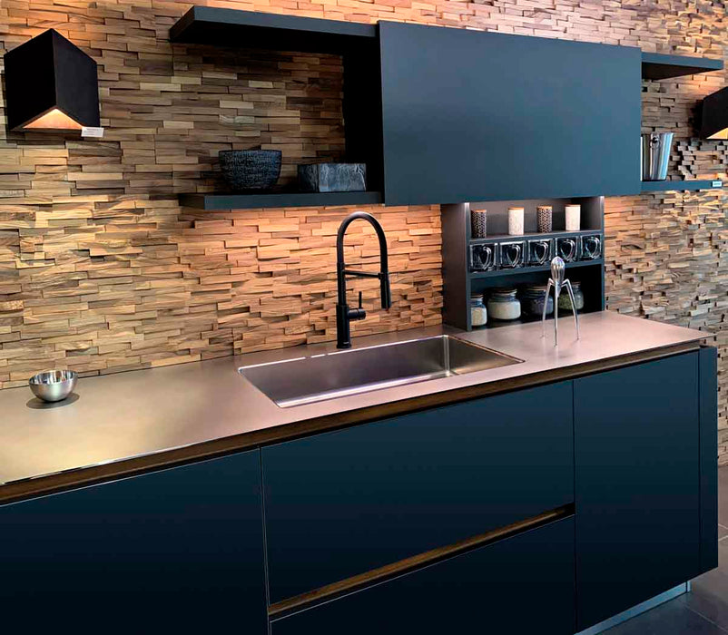 Tablero MDF laminado mate negro estandar Rauvisio Brilliant