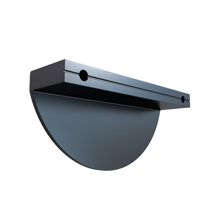 Manija aluminio 974 negra cc 32