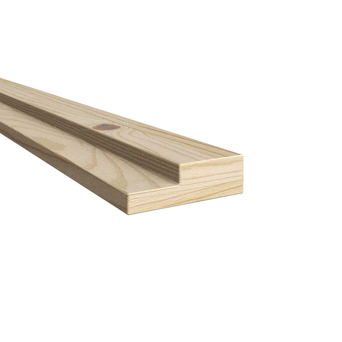 Marco pino crudo de 3X8X240 cm para puerta de triplex