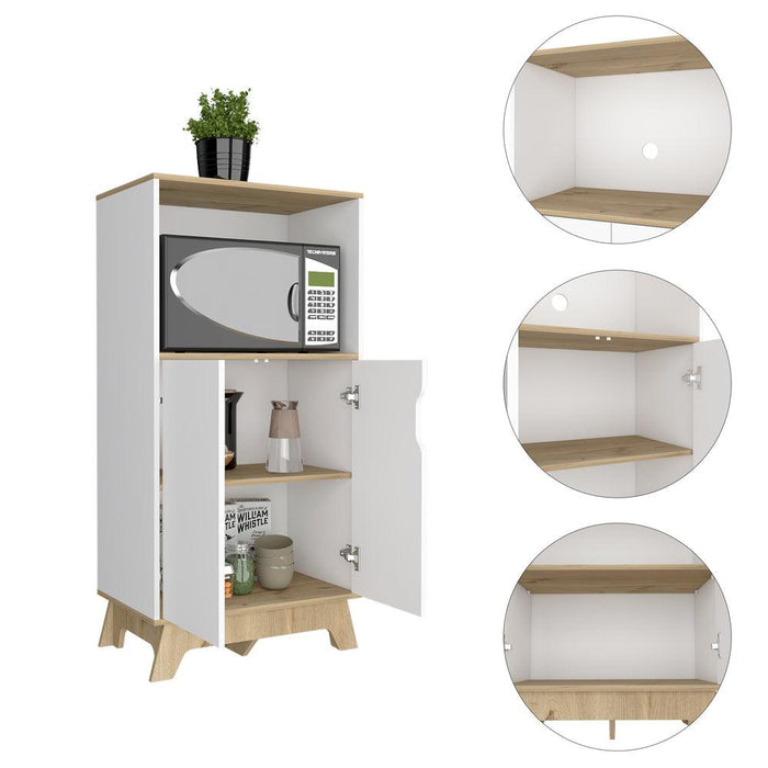 Mueble Auxiliar Lirio, Zabedra, Con Espacio Para Microondas