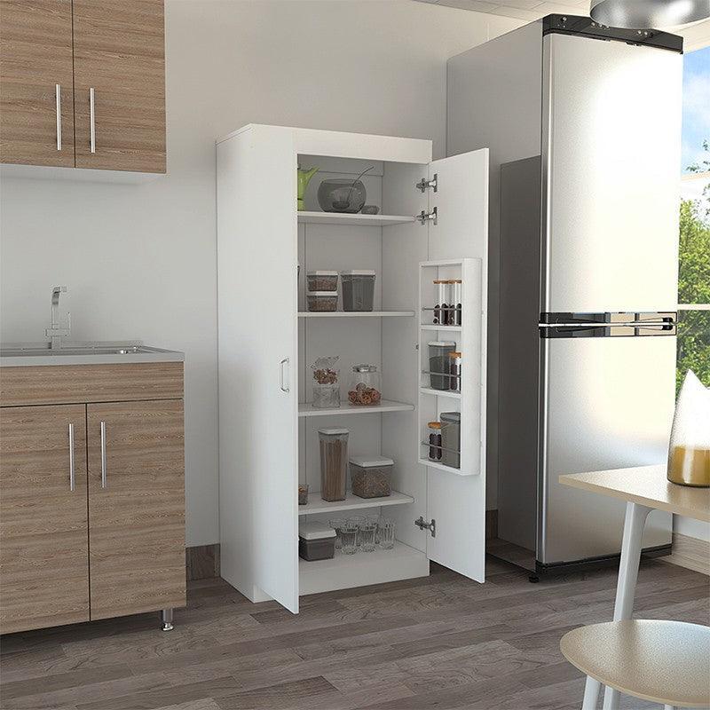Alacena Varese, Blanco, con dos puertas y múltiples entrepaños