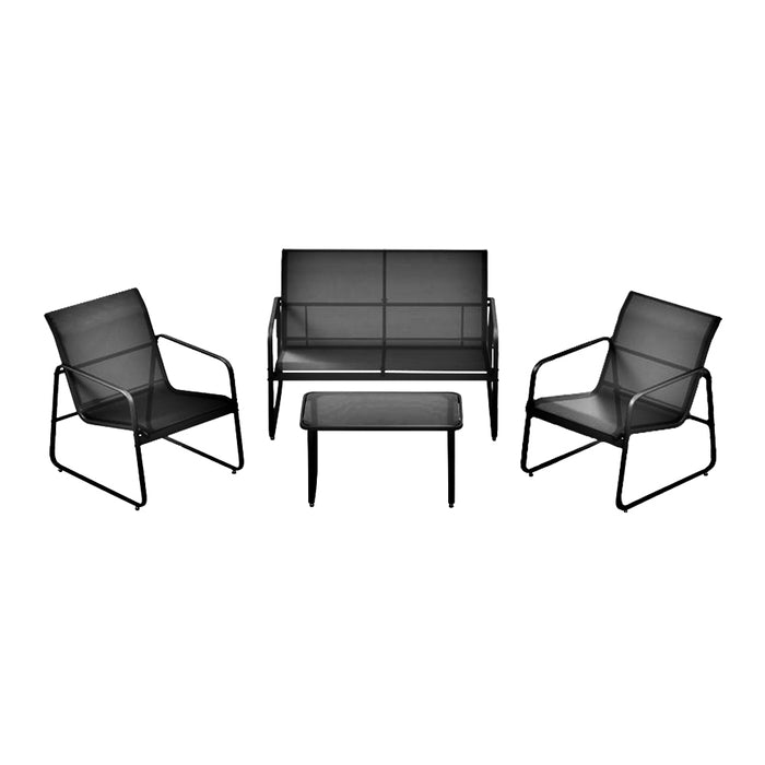 Sala de Exterior Tuluma, Gris Oscuro, Dieño moderno