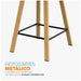 muebles comedores banco de bar alto misuri blanco bonno rk470621 madecentro
