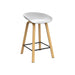 muebles comedores banco de bar alto misuri gris bonno rk470626 madecentro