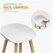 muebles comedores banco de bar estandar misuri blanco bonno rk470620 madecentro
