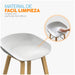 muebles comedores banco de bar estandar misuri gris bonno rk470625 madecentro