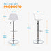muebles comedores banco giratorio para bar boat blanco bonno rs423902 mp madecentro