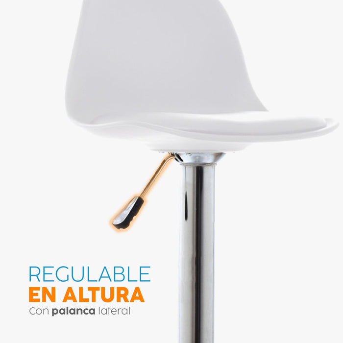 muebles comedores banco giratorio para bar boat blanco bonno rs423902 mp madecentro