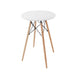 muebles comedores mesa redonda eames 60cm blanco bonno rs440222 madecentro