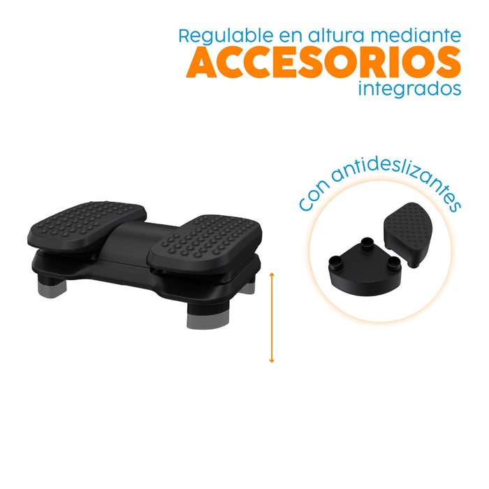 muebles comedores reposapies dynamic negro bonno rd130200 madecentro