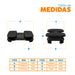 muebles comedores reposapies dynamic negro bonno rd130200 madecentro