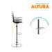 muebles comedores set x2 banco bar giratorio negro boat bonno rkj100220 madecentro