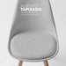 muebles comedores set x4 sillas comedor ema gris tpz be bonno rkj100180 mp madecentro