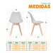 muebles comedores silla comedor ema be gris bonno rs341216 mp madecentro