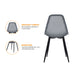 muebles comedores silla comedor gris lotti ii bonno rk341780 madecentro