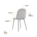 muebles comedores silla comedor lucca gris bonno rs342016 mp madecentro