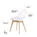 muebles comedores silla comedor turia blanco bonno rs340982 mp madecentro