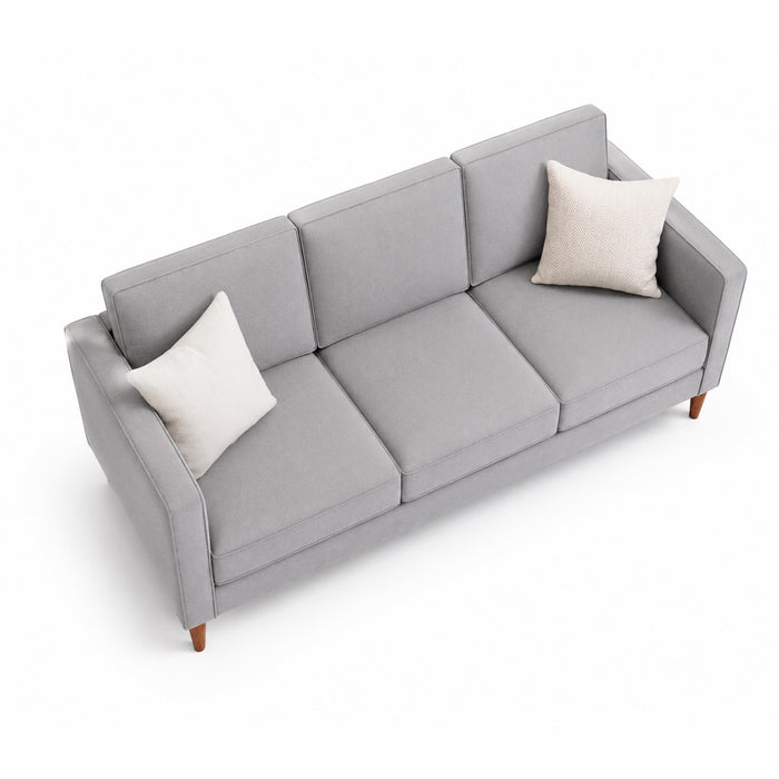 muebles de sala sofa aly 3 puestos gris tela anti fluidos 185x75x75 cm muebles de lujo sofabin29 madecentro