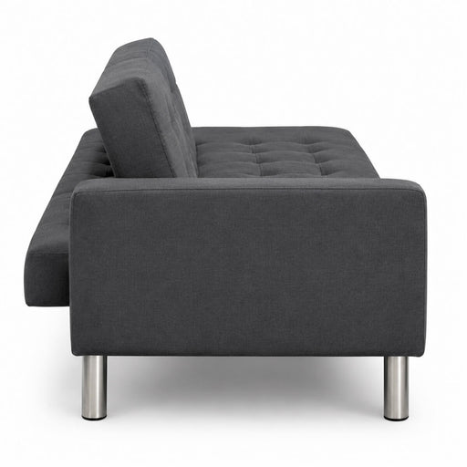 muebles de sala sofa andorra 2 puestos negro tela pet friendly anti fluidos 153x70x70 cm muebles de lujo salabin 1118 madecentro