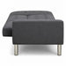muebles de sala sofa andorra 2 puestos negro tela pet friendly anti fluidos 153x70x70 cm muebles de lujo salabin 1118 madecentro