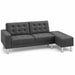 muebles de sala sofa andorra 2 puestos negro tela pet friendly anti fluidos 153x70x70 cm muebles de lujo salabin 1118 madecentro