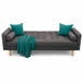muebles de sala sofa athens 3 puestos marron tela anti fluidos 187x75x75 cm muebles de lujo salabin 1119 madecentro