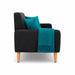 muebles de sala sofa barbara 3 puestos gris terciopelo 190x80x80 cm muebles de lujo sofabin21 madecentro