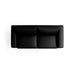 muebles de sala sofa ben 3 puestos marron cuerina 220x90x80 cm muebles de lujo sofabin22 madecentro