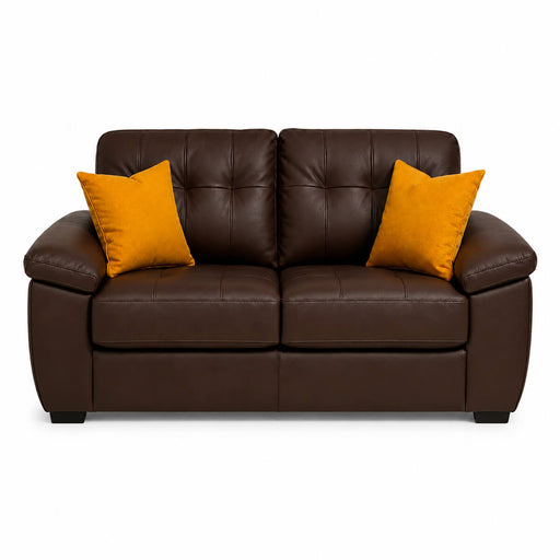 muebles de sala sofa budapest 2 puestos blanco cuerina 150x88x80 cm muebles de lujo salabin 1126 madecentro