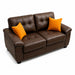muebles de sala sofa budapest 2 puestos blanco cuerina 150x88x80 cm muebles de lujo salabin 1126 madecentro