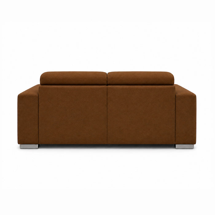 muebles de sala sofa calixto 2 puestos negro tela anti fluidos 160x80x80 cm muebles de lujo sofabin40 madecentro