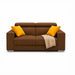muebles de sala sofa calixto 2 puestos negro tela anti fluidos 160x80x80 cm muebles de lujo sofabin40 madecentro