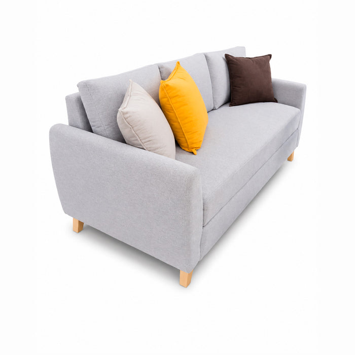 muebles de sala sofa catalina 2 puestos multicolor tela anti fluidos 160x75x75 cm muebles de lujo sofabin15 madecentro