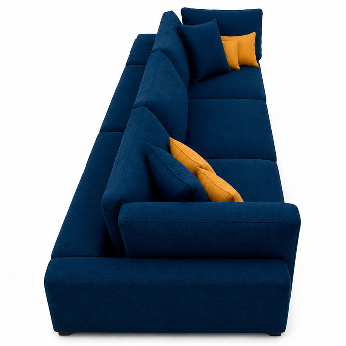 muebles de sala sofa emperador 4 puestos gris terciopelo 300x95x85 cm muebles de lujo sofabin32 1 madecentro