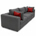 muebles de sala sofa emperador 4 puestos rojo tela anti fluidos 300x95x85 cm muebles de lujo deluxebin32 9 madecentro
