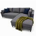 muebles de sala sofa en l derecho jamy en tela poliester anti fluidos color gris 300x86x75 cm muebles de lujo salabi1108 madecentro