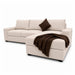 muebles de sala sofa en l derecho zion en tela poliester anti fluidos color beige 250x85x80 cm muebles de lujo secenl11385 madecentro