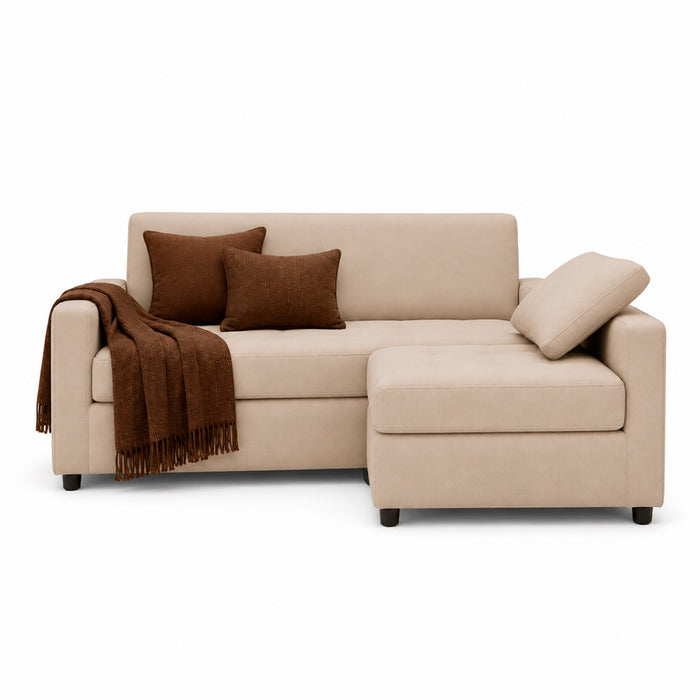 muebles de sala sofa liam 3 puestos beige microfibra anti fluidos 186x80x80 cm muebles de lujo salabin 1088 madecentro