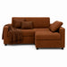 muebles de sala sofa liam 3 puestos marron microfibra anti fluidos 186x80x80 cm muebles de lujo salabin 1089 madecentro