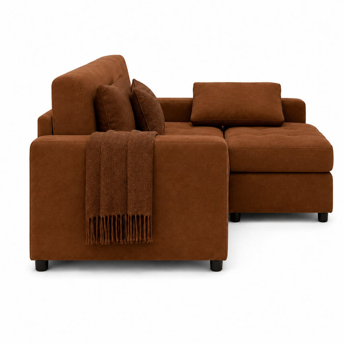 muebles de sala sofa liam 3 puestos marron microfibra anti fluidos 186x80x80 cm muebles de lujo salabin 1089 madecentro